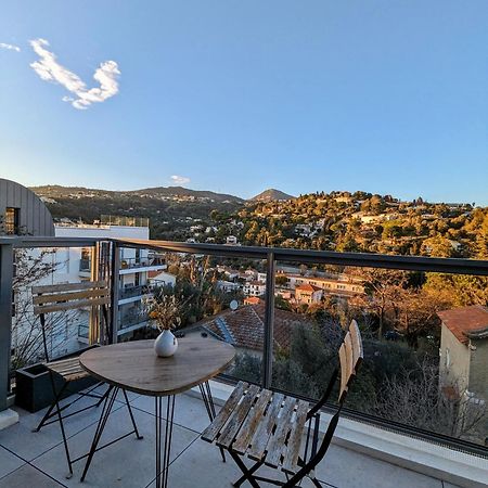 Studio Calme Avec Vue Degagee Nice Exteriör bild